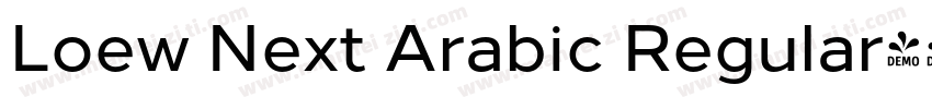 Loew Next Arabic Regular字体转换